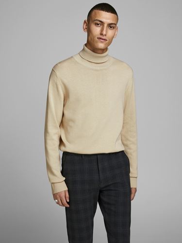 Tröja - JJEEMIL KNIT ROLL NECK NOOS