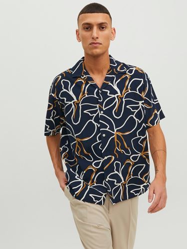 Skjorta - JPRBLATROPIC RESORT SHIRT