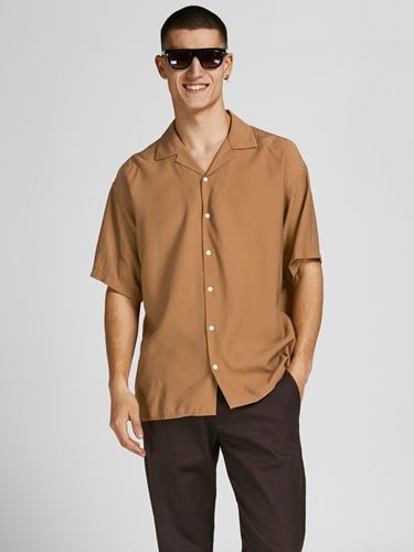 Skjorta - JPRBLAMASON CAMP COLLAR SHIRT