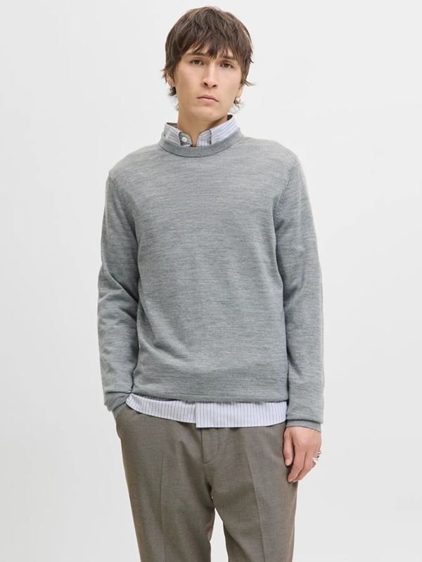 Tröja - JPRBLAMERINO KNIT CREW NECK