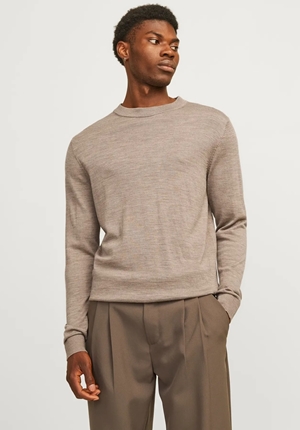 Tröja - JPRBLAMERINO KNIT CREW NECK