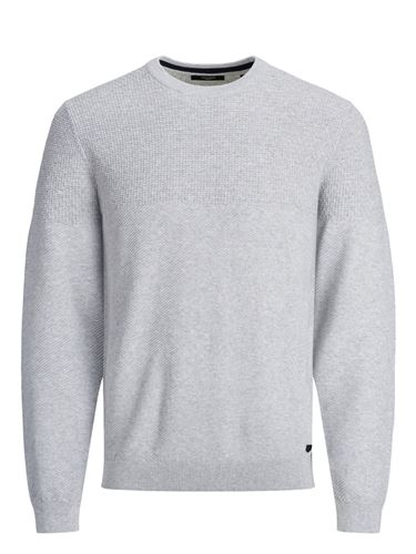 Tröja - JPRBLACAMP KNIT STRUCTURE CREW NECK