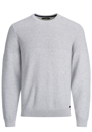 Tröja - JPRBLACAMP KNIT STRUCTURE CREW NECK