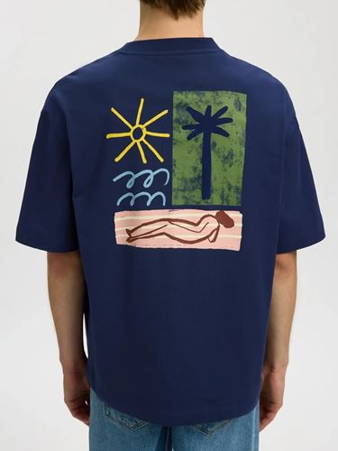 T-shirt - SLHRELAXNORMAN LICENSE TEE