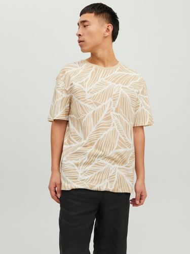 T-shirt - JPRBLALINEN SUMMER AOP TEE