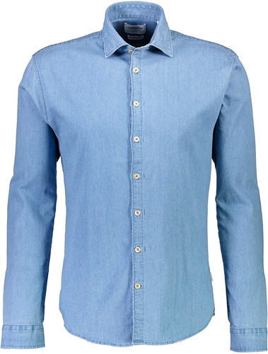 Skjorta - Soft indigo stretch shirt