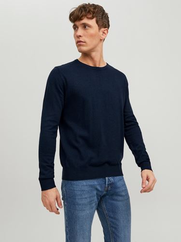 Tröja - JJEEMIL KNIT CREW NECK