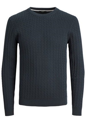 Tröja - JPRBLADALLAS KNIT CABLE CREW NECK
