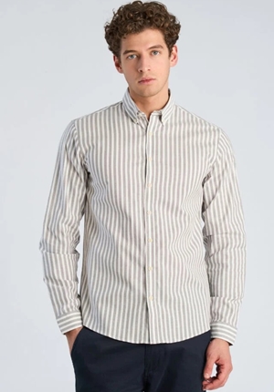 Skjorta - Striped superflex oxford