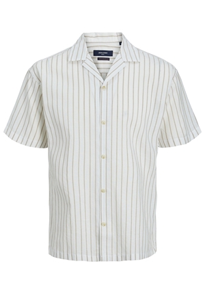 Skjorta - JPRBLUSUMMER LINEN RESORT SHIRT