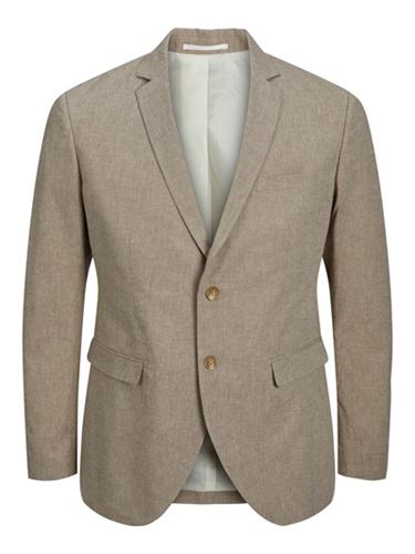 Kavaj - JPRIVIERA LINEN BLAZER SLIM FIT