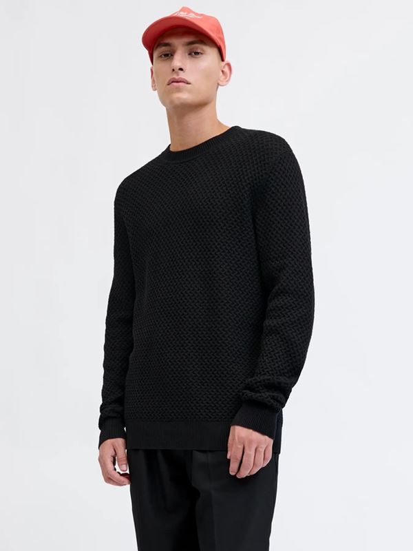 Tröja - JPRBLUEBARKLEY NIT CREW NECK