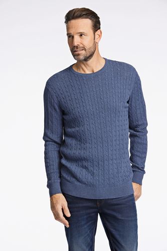 Tröja - O-neck cable knit