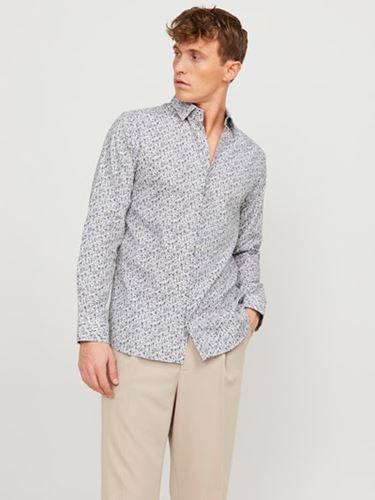 Skjorta - JPRBLANORDIC PRINT SHIRT L/S