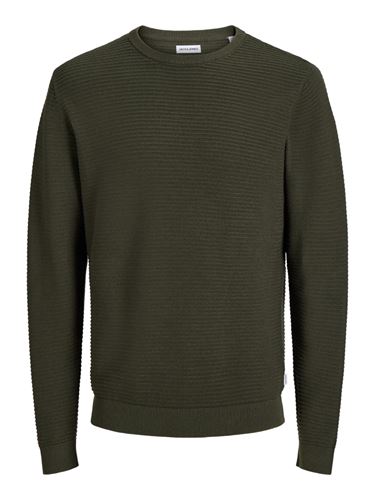 Tröja - JJEBRODY KNIT CREW NECK