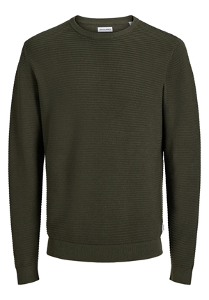 Tröja - JJEBRODY KNIT CREW NECK