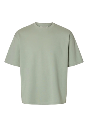 T-shirt - SLHLOOSEOSCAR SS O-NECK