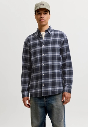Skjorta - JJEFIELD CHECK SHIRT