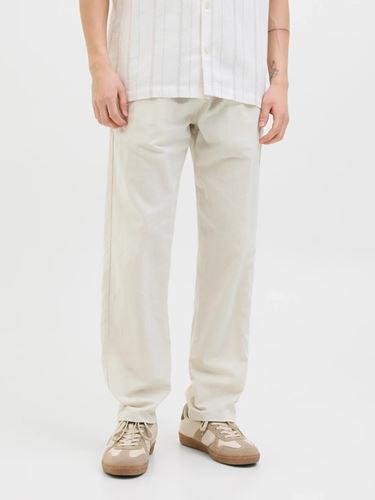 Byxor - JPSTKANE SUMMER LINEN BLEND JOGGER