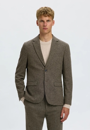 Kavaj - SLHSLIM-REED WOOL BLZ