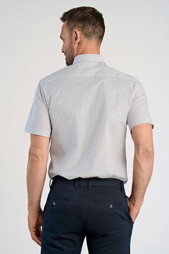 Skjorta - AOP cotton stretch shirt
