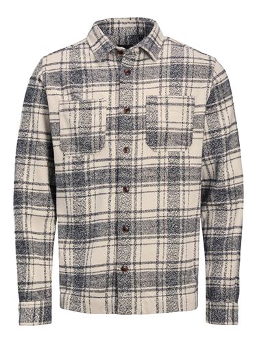 Skjorta - JJELOGAN CHECK OVERSHIRT