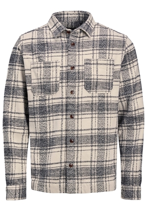 Skjorta - JJELOGAN CHECK OVERSHIRT