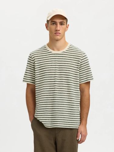 T-shirt - SLHKEVIN STRIPE SS O-NECK