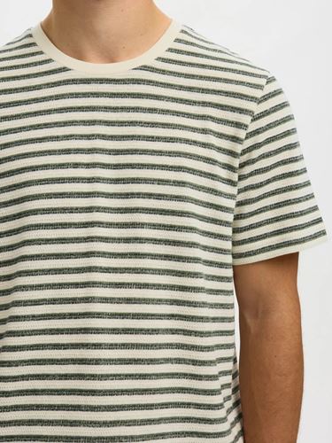 T-shirt - SLHKEVIN STRIPE SS O-NECK